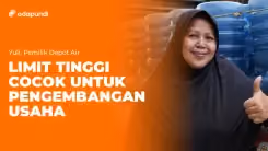 Gambar untuk Bantu Atur Modal Usaha Air Minum Isi Ulang, Ini Cerita Bu Yuli Bersama Adapundi
